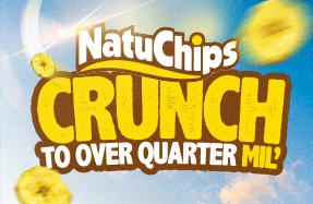Image representing the promotion: Crunch to over Quarter Mil'